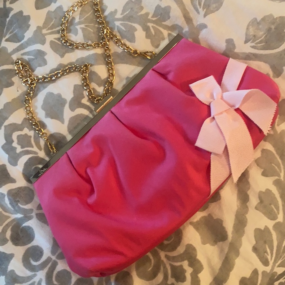 Lilly Pulitzer Bow Chain Purse / Clutch